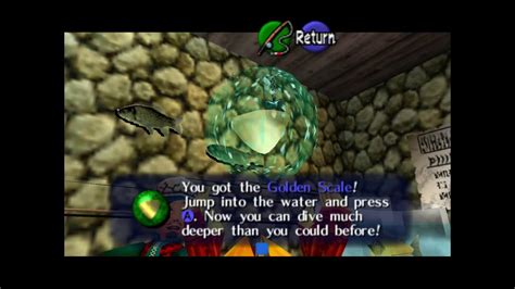 ocarina of time golden scale|The Legend of Zelda: Ocarina of Time 3D: How to get the golden scale .